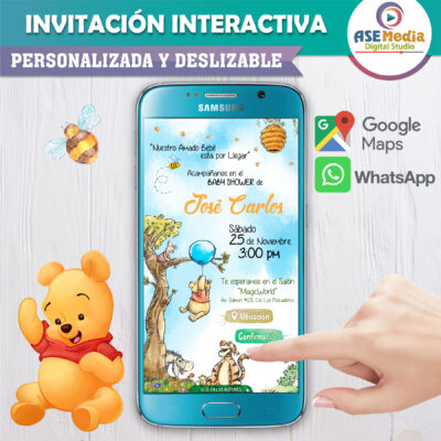 Baby Shower Pingüinos para Niño – Invitación Interactiva para WhatsApp