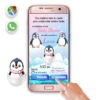 Baby Shower Pingüinos para Niña – Invitación Interactiva para WhatsApp