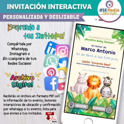 Mi Bautizo Borreguito – Invitación Interactiva para WhatsApp