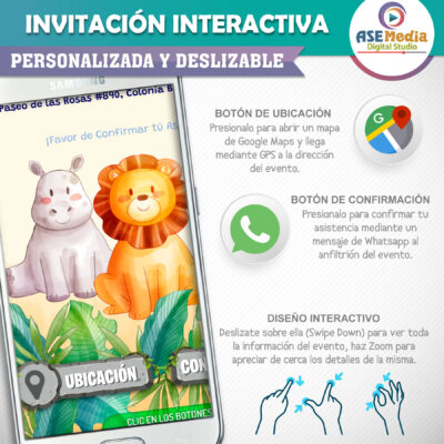 Mi Bautizo Borreguito – Invitación Interactiva para WhatsApp