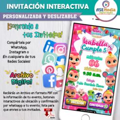 Looloo Kids – Invitación Interactiva de Cumpleaños para WhatsApp