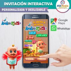 Looloo Kids – Invitación Interactiva de Cumpleaños para WhatsApp