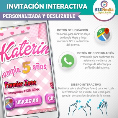 Barbie Vaquera – Invitación Interactiva de Cumpleaños para WhatsApp