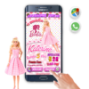 Barbie Rosa – Invitación Interactiva de Cumpleaños para WhatsApp