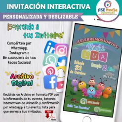 Capybara – Invitación Interactiva de Cumpleaños para WhatsApp