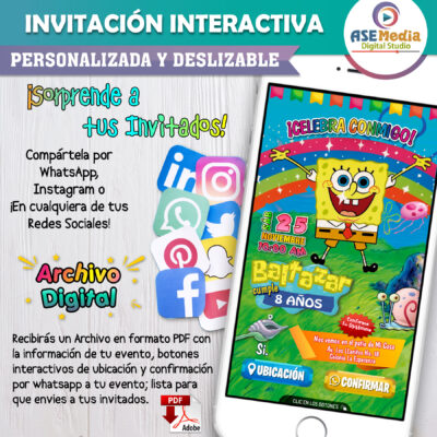 Hermanos Kratts – Invitación Interactiva de Cumpleaños para WhatsApp