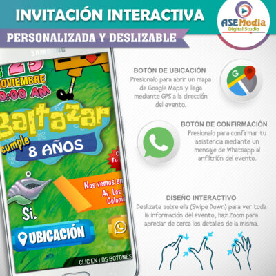 Hermanos Kratts – Invitación Interactiva de Cumpleaños para WhatsApp