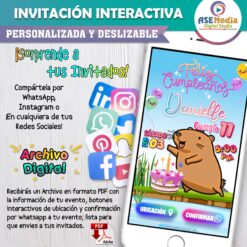 Cumpleaños Casino – Invitación Interactiva de Cumpleaños para WhatsApp
