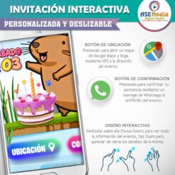 Cumpleaños Casino – Invitación Interactiva de Cumpleaños para WhatsApp