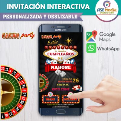 La Cenicienta 02 – Invitación Interactiva de Cumpleaños para WhatsApp