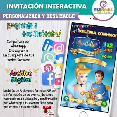 Cumpleaños Circo – Invitación Interactiva de Cumpleaños para WhatsApp