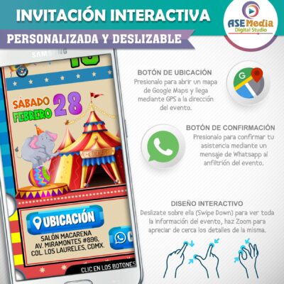 Mi Cumpleaños Floral – Invitación Interactiva de Cumpleaños para WhatsApp