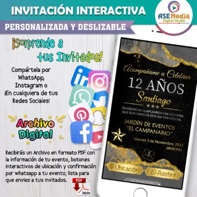 Demon Slayer – Invitación Interactiva de Cumpleaños para WhatsApp