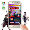Demon Slayer – Invitación Interactiva de Cumpleaños para WhatsApp