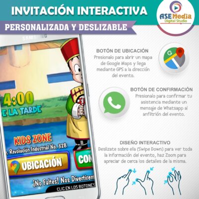 Cumpleaños Feria – Invitación Interactiva de Cumpleaños para WhatsApp