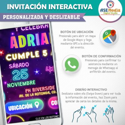 Fútbol Club América- Invitación Interactiva de Cumpleaños para WhatsApp