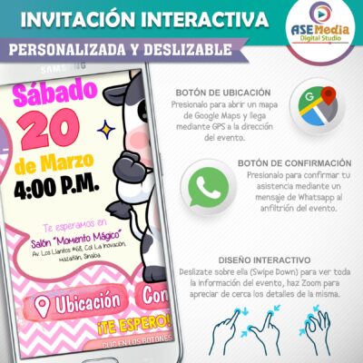 Harry Potter Hermione 02 – Invitación Interactiva de Cumpleaños para WhatsApp