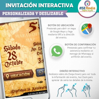 Hello Kitty y Amigos – Invitación Interactiva de Cumpleaños para WhatsApp