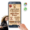 Harry Potter Carta Hogwarts – Invitación Interactiva de Cumpleaños para WhatsApp