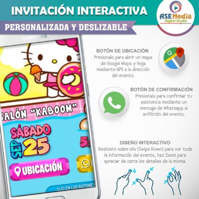 Lilo y Stitch – Invitación Interactiva de Cumpleaños para WhatsApp