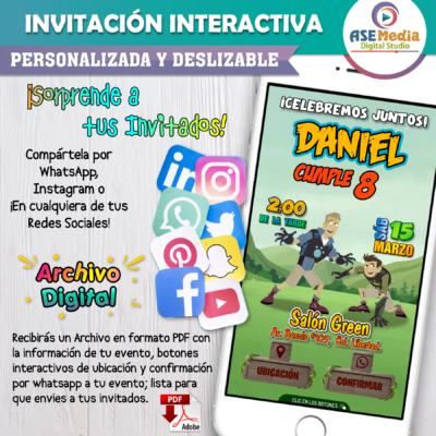 LEGO La Pelicula – Invitación Interactiva de Cumpleaños para WhatsApp