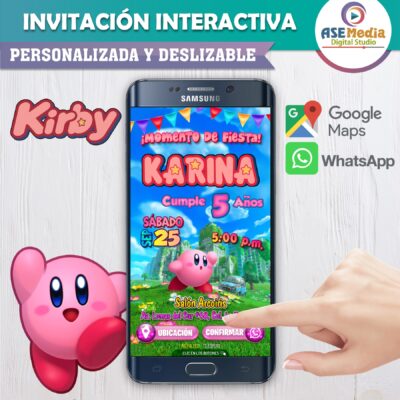 Hello Kitty en Piscina – Invitación Interactiva de Cumpleaños para WhatsApp