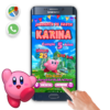 Kirby – Invitación Interactiva de Cumpleaños para WhatsApp