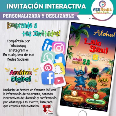 Lotería Mexicana – Invitación Interactiva de Cumpleaños para WhatsApp