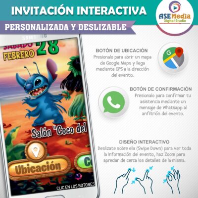 Lotería Mexicana – Invitación Interactiva de Cumpleaños para WhatsApp