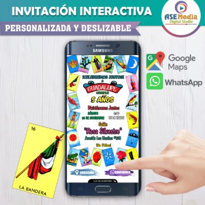 Luli Pampin- Invitación Interactiva de Cumpleaños para WhatsApp