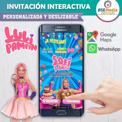 Mandalorian, Grogu – Invitación Interactiva de Cumpleaños para WhatsApp