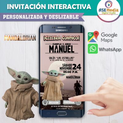 Mario Bros y Princesa Peach – Invitación Interactiva de Cumpleaños para WhatsApp