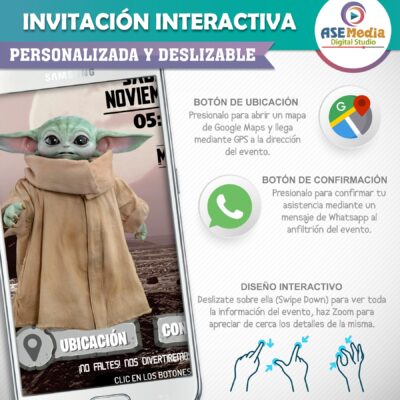Mario Bros y Princesa Peach – Invitación Interactiva de Cumpleaños para WhatsApp