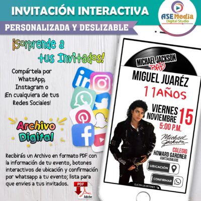 La Casa de Mickey Mouse – Invitación Interactiva de Cumpleaños para WhatsApp