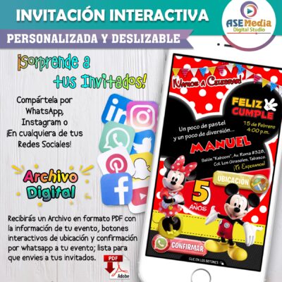 Baby Shark – Invitación Interactiva de Cumpleaños para WhatsApp