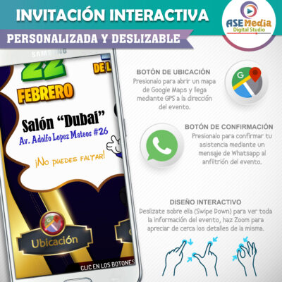 Mickey Mouse Rey – Invitación Interactiva de Cumpleaños para WhatsApp