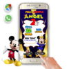 Mickey Mouse Rey – Invitación Interactiva de Cumpleaños para WhatsApp