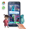 Monster Inc – Invitación Interactiva de Cumpleaños para WhatsApp
