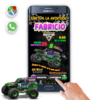 Monster Jam – Invitación Interactiva de Cumpleaños para WhatsApp