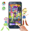 My Little Pony Equestria Girls – Invitación Interactiva de Cumpleaños para WhatsApp