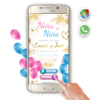 Revelación de Género Modelo 02 – Invitación Interactiva para WhatsApp