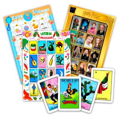 Lotería Personalizada Imprimible