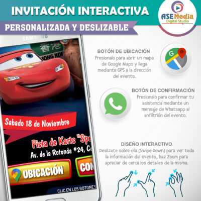 Frozen Elsa – Invitación Interactiva de Cumpleaños para WhatsApp