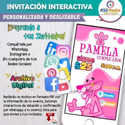 Perritos Cachorritos – Invitación Interactiva de Cumpleaños para WhatsApp