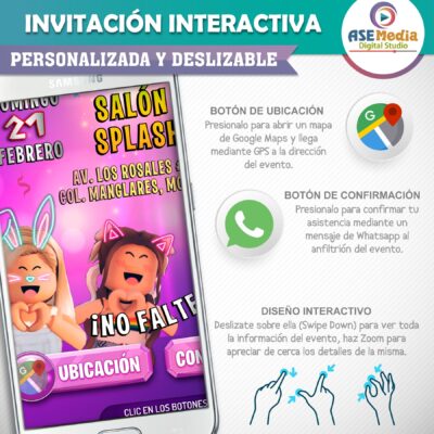 Spirit, El Corcel Indomable – Invitación Interactiva de Cumpleaños para WhatsApp