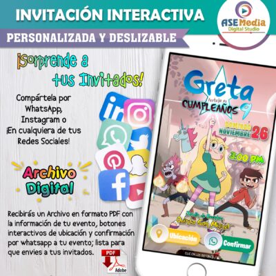 Súper Héroes Amigos – Invitación Interactiva de Cumpleaños para WhatsApp