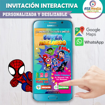 Thor Amor y Trueno – Invitación Interactiva de Cumpleaños para WhatsApp