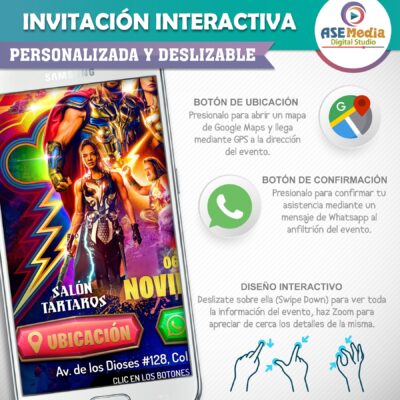 Tiburón – Invitación Interactiva de Cumpleaños para WhatsApp