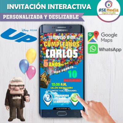 Unicornio – Invitación Interactiva de Cumpleaños para WhatsApp