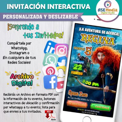 Cumpleaños Vaquero Viejo Oeste – Invitación Interactiva de Cumpleaños para WhatsApp